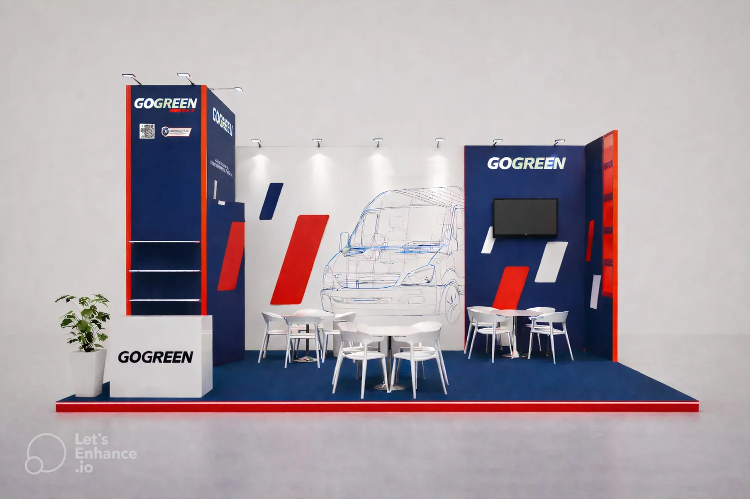 Stoisko automotive i przestrzeń spotkań